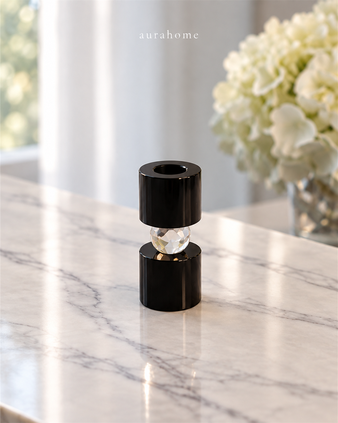 حامل الشمعة الكريستالي الصغير | Mini crystal candle holder — زاوية إضافية | Alternate angle